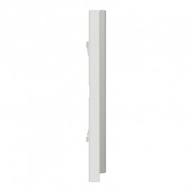 Рамка 3-постовая Schneider Electric Unica New Pure алюминий матовый/белый NU600680