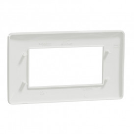 Рамка 4-модульная Schneider Electric Unica New Unica Studio термопластик белый NU210418