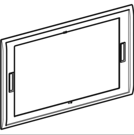 Рамка під кришку для змивної клавіші Geberit Sigma70 сплав на основі цинку глянсовий хром 115.623.21.1