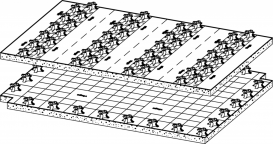 Распределительная панель  30-2 15 мм Viega Fonterra Base 1227.1 пенополистирол 664534