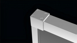 Розширювальний профіль Radaway Idea Black KDD 100 R +20 мм чорний P01-ID-KDD-100R-54