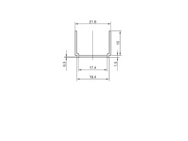 Расширительный профиль Roca Town-N 15 мм хром AMP2919502