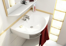 Раковина для ванної підвісна Ravak колекція Rosa Comfort біла XJ8P1100000