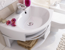 Раковина для ванної підвісна Ravak колекція Rosa Comfort біла XJ8P1100000