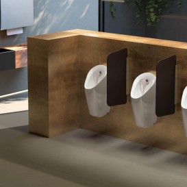 Разделительная панель для писсуаров Geberit стекло серый RAL 7035 115.211.CD.1