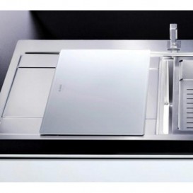 Обробна дошка Blanco біле матове скло 225333