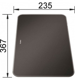 Разделочная доска Blanco черное стекло 233677