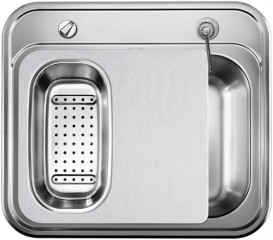 Обробна дошка Blanco з вирізом для коландером сірий пластик 218796