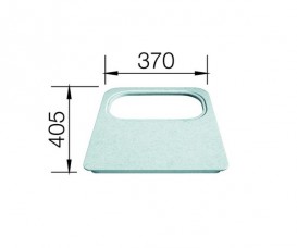 Обробна дошка Blanco з вирізом для коландером сірий пластик 218796