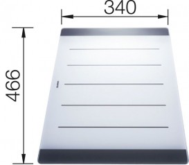 Обробна дошка Blanco скло 225124