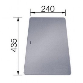 Разделочная доска Blanco Subline для керамики стекло серебристое 227699