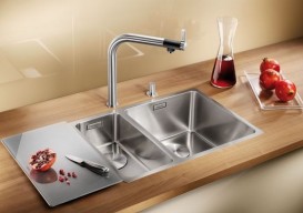 Обробна дошка для кухонного миття Blanco SUBLINE скло сріблясте 227697