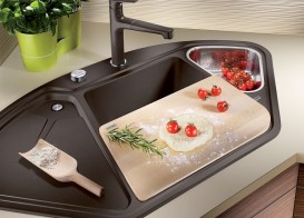 Разделочная доска фигурная Blanco массива бука 232841