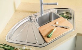 Обробна дошка фігурна Blanco підходить до мийки Blanco Delta-IF масив бука 513484