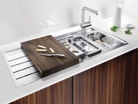 Разделочный прямоугольный столик для BLANCO ATTIKA пластик  орех 230285