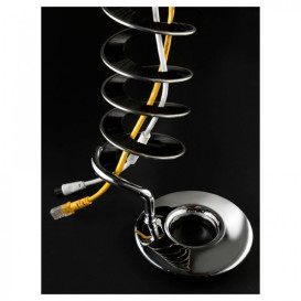 Раздвижной кабель-канал ASA Plastici Helix хром/черный 010.070.00001