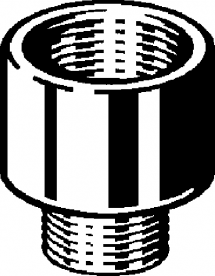 Редукционная вставка Viega 1542 G½хRp¾ латунь 101763