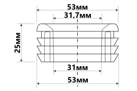 Редукция канализационная McAlpine 50х32 мм резина белый FLEXCONN-5032-WH