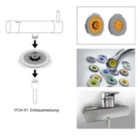Регулятор потоку води для шланга Neoperl PCW-01 6 л / хв чорний 58863612