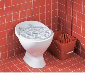 Решетка для технического унитаза Jika Mira пластик белый H8950490000001