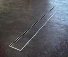 Решетка для водоотводящего желоба AlcaPlast Tile 950 мм пoд плитку TILE-950