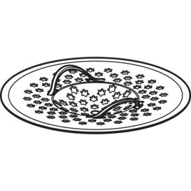 Решетка Geberit для трапов Varino 13х13 см 388.105.00.1