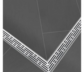 Решетка TECE TECEdrainline Basic для душевого трапа полированная угловая 1000 мм нержавеющая сталь 611010