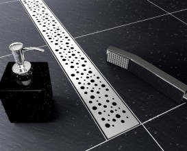 Решетка TECE TECEdrainline Drops для душевого трапа матовая прямая 800 мм нержавеющая сталь 600831