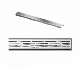 Решетка TECE TECEdrainline Organic для душевого трапа полированная прямая 1000 мм нержавеющая сталь 601060