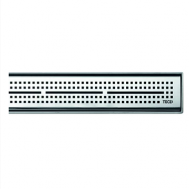 Решітка TECE TECEdrainline Quadratum для душового трапа полірована пряма 700 мм нержавіюча сталь 600750