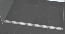 Решетка TECE TECEdrainline Royal для душевого трапа матовая прямая 900 мм нержавеющая сталь 600941