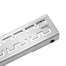 Решітка TECE TECEdrainline Royal для душового трапа матова пряма 900 мм нержавіюча сталь 600941