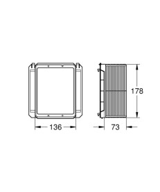 Ревизионный короб для крепления панелей смыва Grohe 66791000