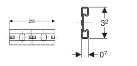 Рейка Geberit GIS 461.085.00.1