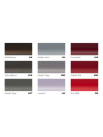 Рейлинг Terma Case Slim 520 мм хром и палитра RAL WRRCSS052