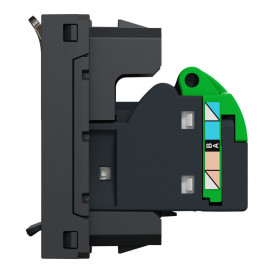 Розетка компьютерная Schneider Electric Unica New RJ45 одиночная категория 5e UTP 1 модуль антрацит NU341054