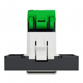 Розетка комп'ютерна Schneider Electric Unica New RJ45 одинична категорія 5е UTP 2 модулі антрацит NU341154