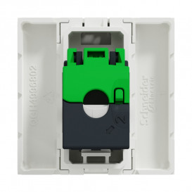 Розетка компьютерная Schneider Electric Unica New RJ45 одиночная категория 5e STP 2 модуля белый NU341318