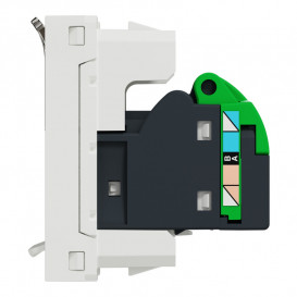 Розетка комп'ютерна Schneider Electric Unica New RJ45 категорія 6 UTP 1 модуль білий NU341418