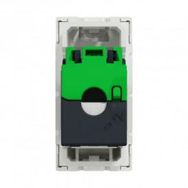 Розетка компьютерная Schneider Electric Unica New RJ45 одиночная категория 6 STP 1 модуль белый NU341618