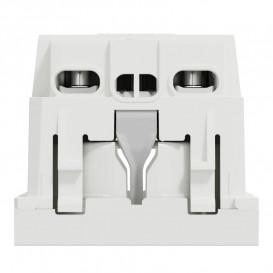 Розетка Schneider Electric Unica New 2 модуля с заземлением белый NU303618