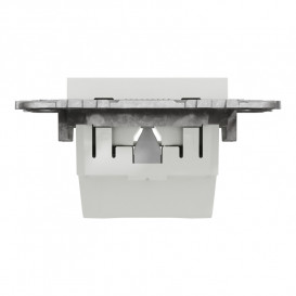 Розетка Schneider електрична Unica нова з заземленням білий NU503618