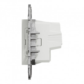 Розетка Schneider електрична Unica нова з заземленням білий NU503618