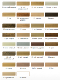 Розетки на трубы Salag Ø29 ПВХ палитра на выбор 2430xx