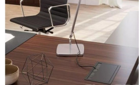 Розетковий блок ASA Plastici VersaFlap mono 2.0 3x220В + USB 5V Type A+C чорний 060.42F.00023