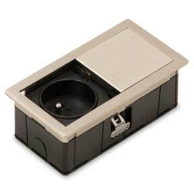 Розетковий блок ASA Plastici VersaHit Mono 1x220В нікель 060.25F.00002