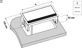 Розеточный блок ASA Plastici Versanet 3x220В +1USB 5V Type A+C нержавеющая сталь 060.31F.00031
