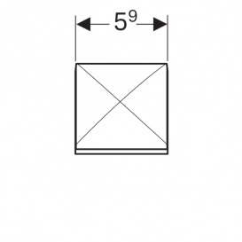 Розеточный модуль Geberit Group с USB-разъемом для монтажа в тумбы или высокие шкафы антрацит 501030000