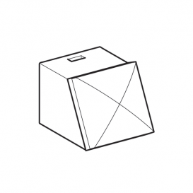 Розеточный модуль Geberit Group с USB-разъемом для монтажа в тумбы или высокие шкафы антрацит 501030000