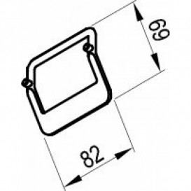 Ручка для мебели Ravak Comfort хром X000001385